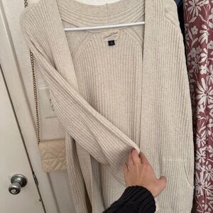 Long winter sweater- cream